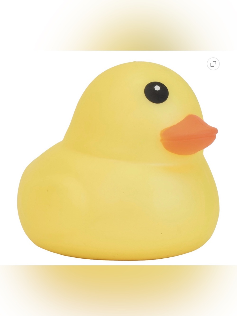 •TOYMENDOUS•NWT LAFFY QUACKS JUMBO YELLOW DUCK SQUISHY (FOAM FILLING)